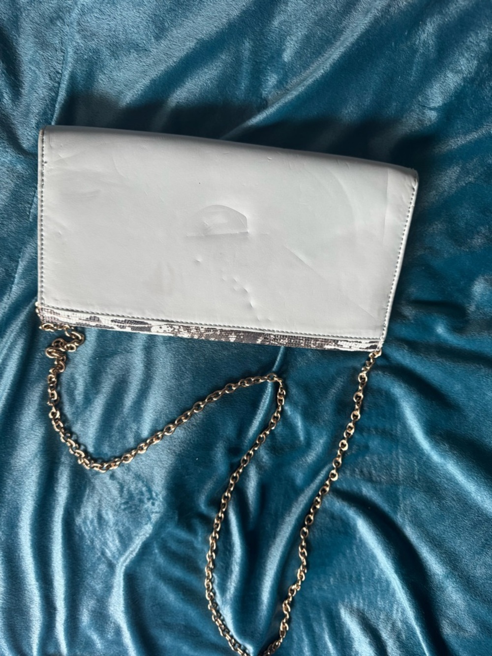 Colorblock Chain Clutch - Multi Color - Picture 4 of 4